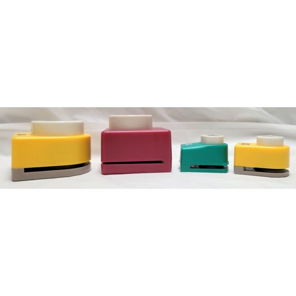 Lot of 4 Punch Bunch Marvy Uchida Emagination Leaf Holly Craft Paper Punches - Picture 3 of 6